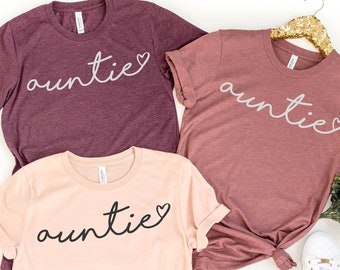 Auntie Shirt, Aunt Gift, Aunt Shirt, Aunt Life, Gift for Auntie, Aunt T Shirt for Auntie for Birthday, Auntie Tshirt, New Aunt Tee Shirt