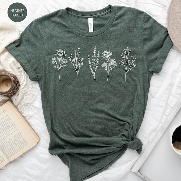 Botanical Shirt - Etsy