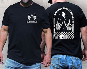 Camiseta de paternidad - Camisetas para papá - Camiseta del Día del Padre. - Regalo del Día del Padre - Camiseta "Some Day I Rock it Dad" - Camisetas geniales para papá - Regalo para papá