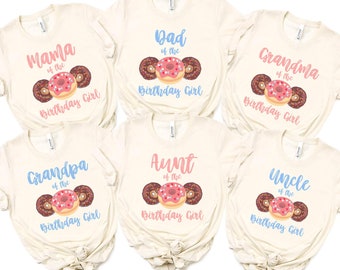 Donut Birthday Girl Shirt - Donut Family Party T-Shirts - Donut Birthday Tees - Kids Birthday Shirts - Mama of the Birthday Girl Donut