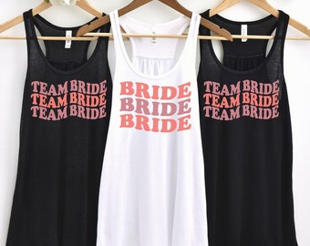 Bachelorette Party Tank Tops, Bridal Party Shirts, Team Bride Shirt, Bridesmaid Gifts, Bride Tank Top, Bride To Be Shirt, Bridal Shower Gift
