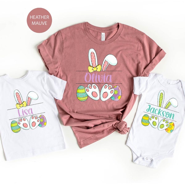 Custom Easter Shirts, Matching Easter T-Shirts, Easter Egg Hunt Shirts, Toddler Easter Shirts, Baby Easter Onesies, Family Easter Shirts