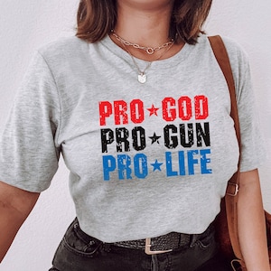 Pro Gud-tröja, Pro-vapen, Pro-liv-tröja, Pro-liv, konservativ t-shirt, livet spelar roll-tröja, skydda liv, skydda gemenskapen, kristen t-shirt