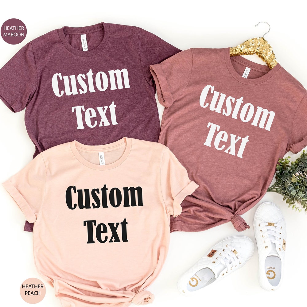 Custom Team Shirts,Custom Shirts, Custom Toddler Shirt, Personalized Text Shirt, Your Own Text Shirt, Custom Family Shirts Printpulseapparel