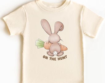 Kids Easter Shirts - Egg Hunter Shirt - On The Hunt Tee - Toddler Easter Shirts - Cute Easter Outfit - Easter Egg Hunt Shirt - Easter Gift