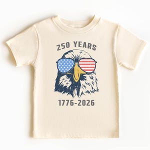250 Years 1776-2026 Kids Shirt - America Anniversary T-Shirt - 4th of July Tee