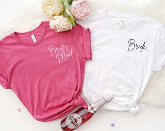 Bride to Be Shirts, Bachelorette Crew Tshirt, Gift for Bridesmaids, Bridal Shower Shirts, Bridesmaid Shirts, Wedding Tee, Brides Maid Gifts