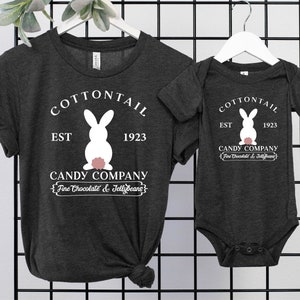 Bunny Shirts for Easter, Cottontail Easter Shirt, Easter Family Shirts, Easter Gift Shirt,  Cute Bunny Shirt, Easter Bunny Bodysuit