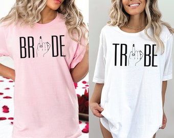 Bride Tribe Shirts, Bachelorette Party Shirt, Bridesmaid Shirts, Team Bride Shirt, Bridal Party Tees, Bach Crew Shirts, Bridal Shower Gift