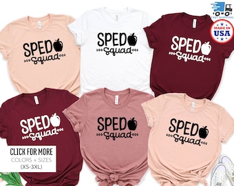 Special Education Shirt, Special Ed Teacher Shirt, Sped Squad Shirt, SPED Teacher Gifts, SPED Teacher Gifts, Teacher Appreciation Gift