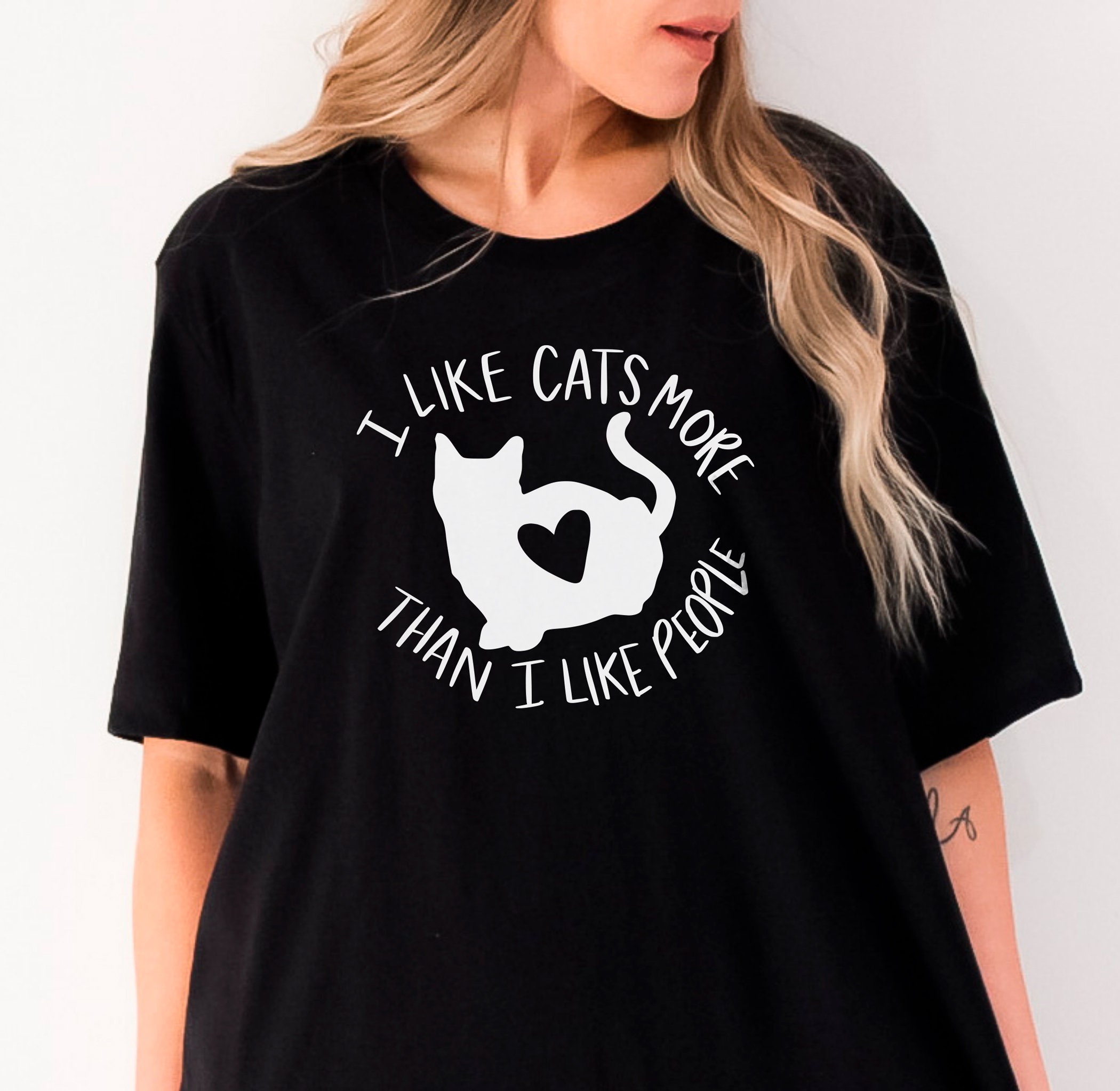 Cat Shirts, Cat Shirts for Women, Cats>people, I Like Cats More Than ...