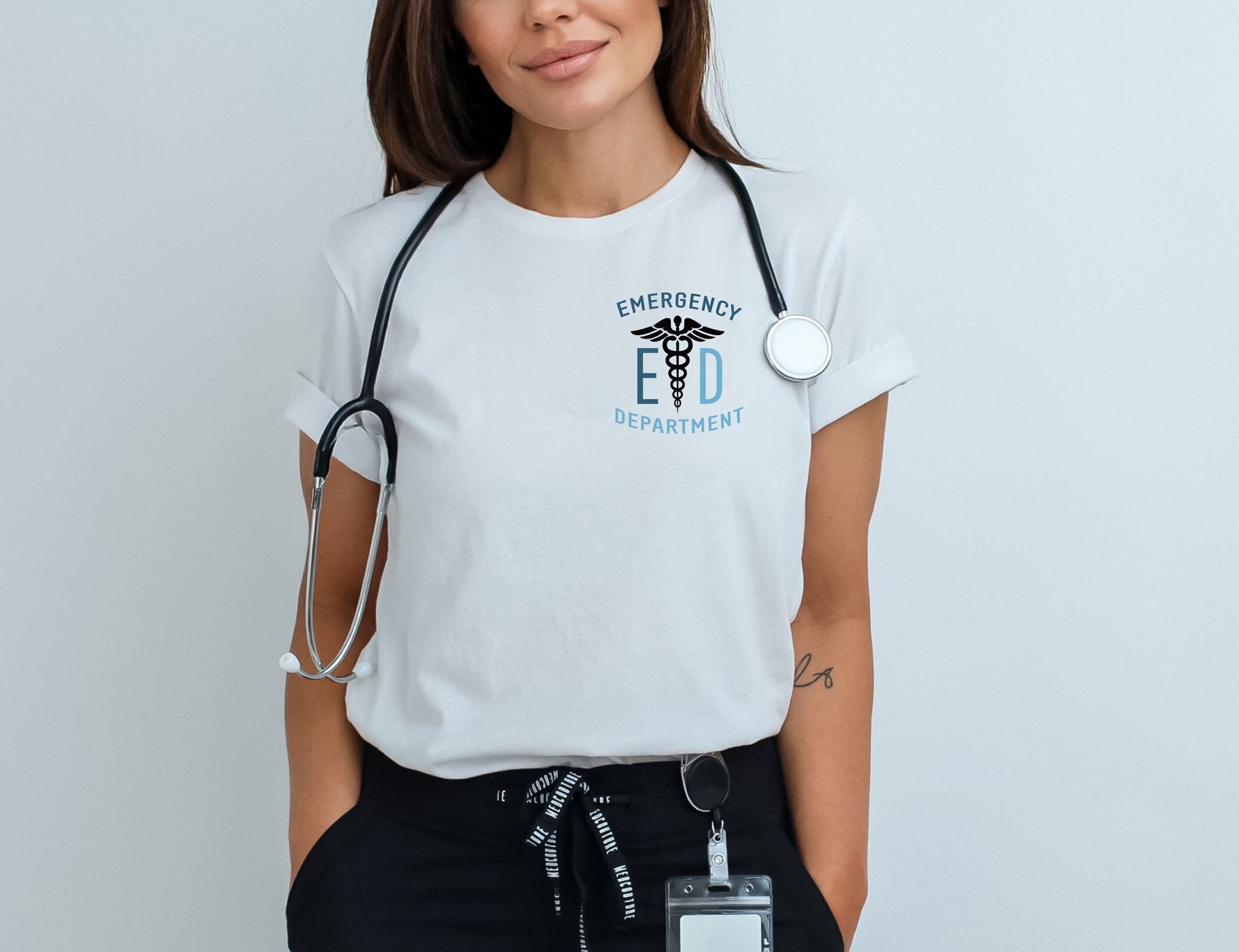 Emergency Department T-shirt - ED ER Pocket Shirt - Nurse