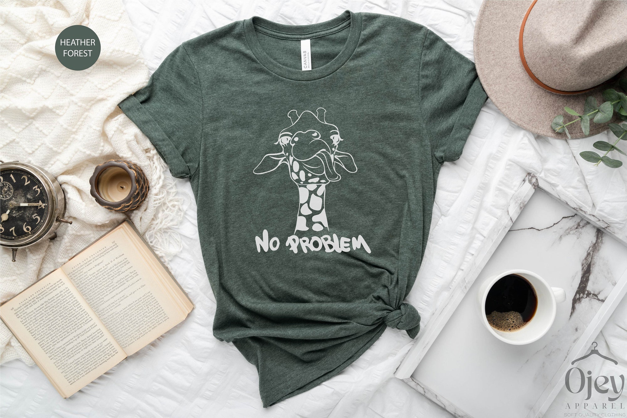 Discover No Problem Shirt, Giraffe Shirt, Funny Sarcasm Shirt, Funny shirt, Funny Quotes Shirt, Giraffe Lover Shirt, Zoo Shirt