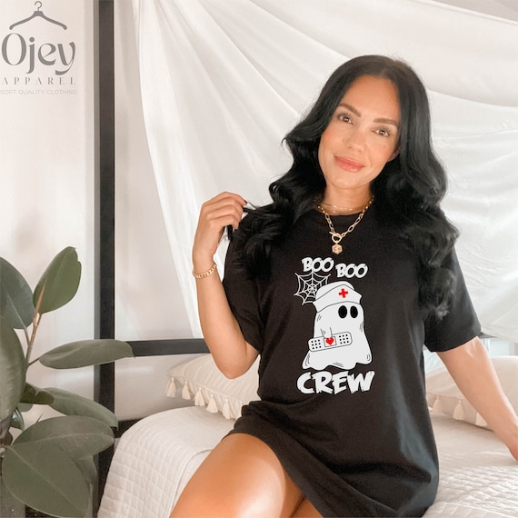 Boo Boo Crew Shirt, Halloween Nurse Shirt,  Funny Halloween Shirts, Cute Nurse Shirt, Halloween Nurse Gift, Spooky Nurse Shirt, Boo Crew Tee