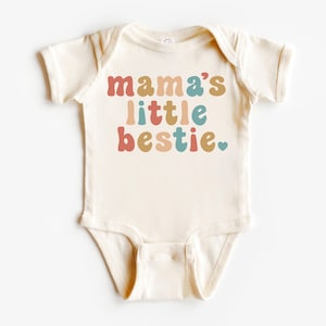 Mamas Little Bestie Body - Mamas Little Bestie - Erstes Muttertagsgeschenk - Little Best Friend Kleinkind Shirt - New Mom Geschenk