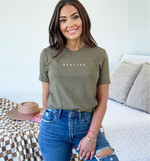 Realtor T-Shirts, Minimalistic Realtor Shirt, Tshirt for Realtor Marketing, Real Estate Shirts, Gift for Realtor, Gift for Agent