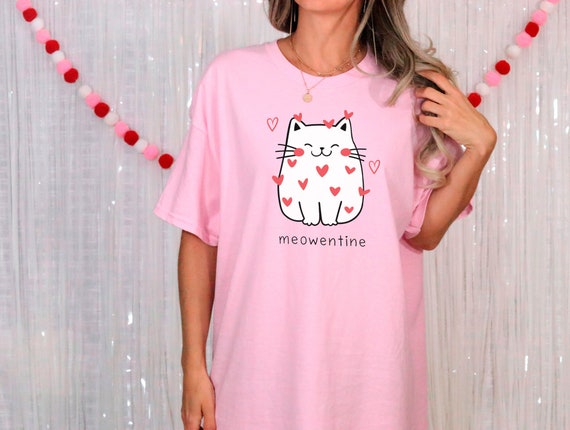 Happy Meowentine's Day Funny Valentines Cat Lover Gift T-Shirt Happy Meowentine's Day Funny Valentines Cat Lover Gift T-Shirt
