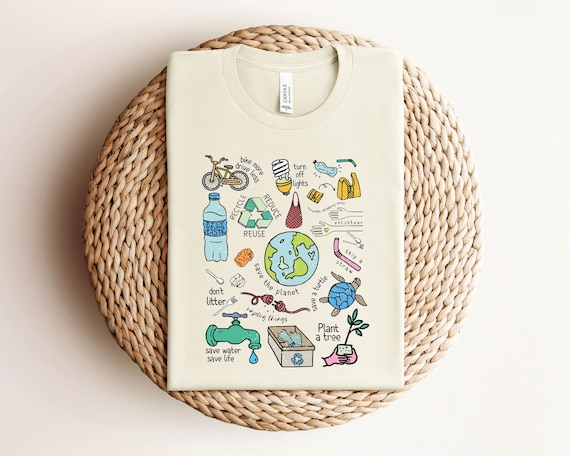 Earth Day Shirts - Save the Planet Shirt - Environmental T-Shirts - Recycle Reuse -  Happy Earth Day T-Shirts - Support The Planet Tee