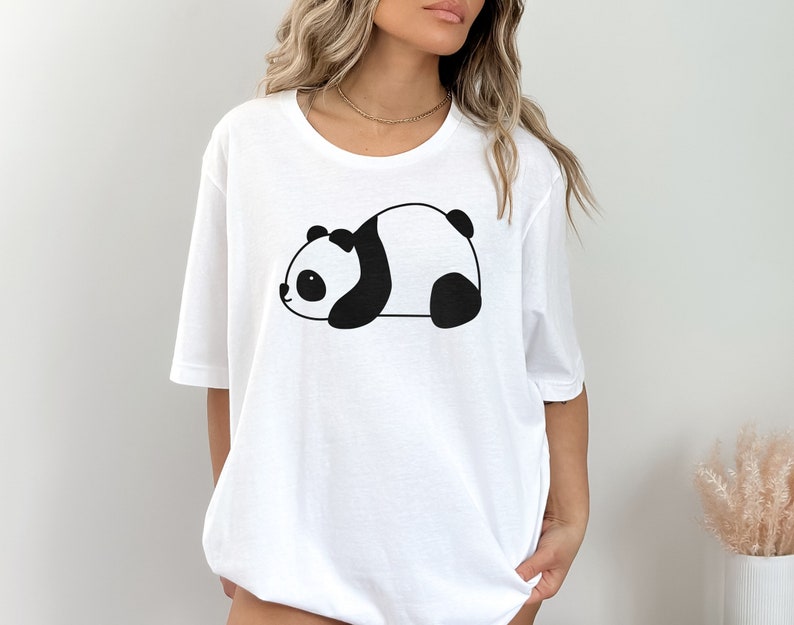 Panda Shirts, Cute Panda Shirts, Panda Lover Shirt, Kids Panda Shirts, Love Panda Shirts, Panda Party Shirts, Panda Shirt for Kids White