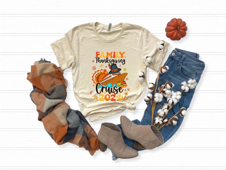 Thanksgiving Cruise Tshirts Thanksgiving 2024 Family Tees Cruise Trip