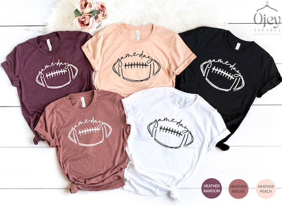 Game Day Shirt, Football Game Shirt, Football Mom Shirt, Football Shirt Gift, Football Sunday Shirt, Football Spirit Wear Shirts, Unisex Tee