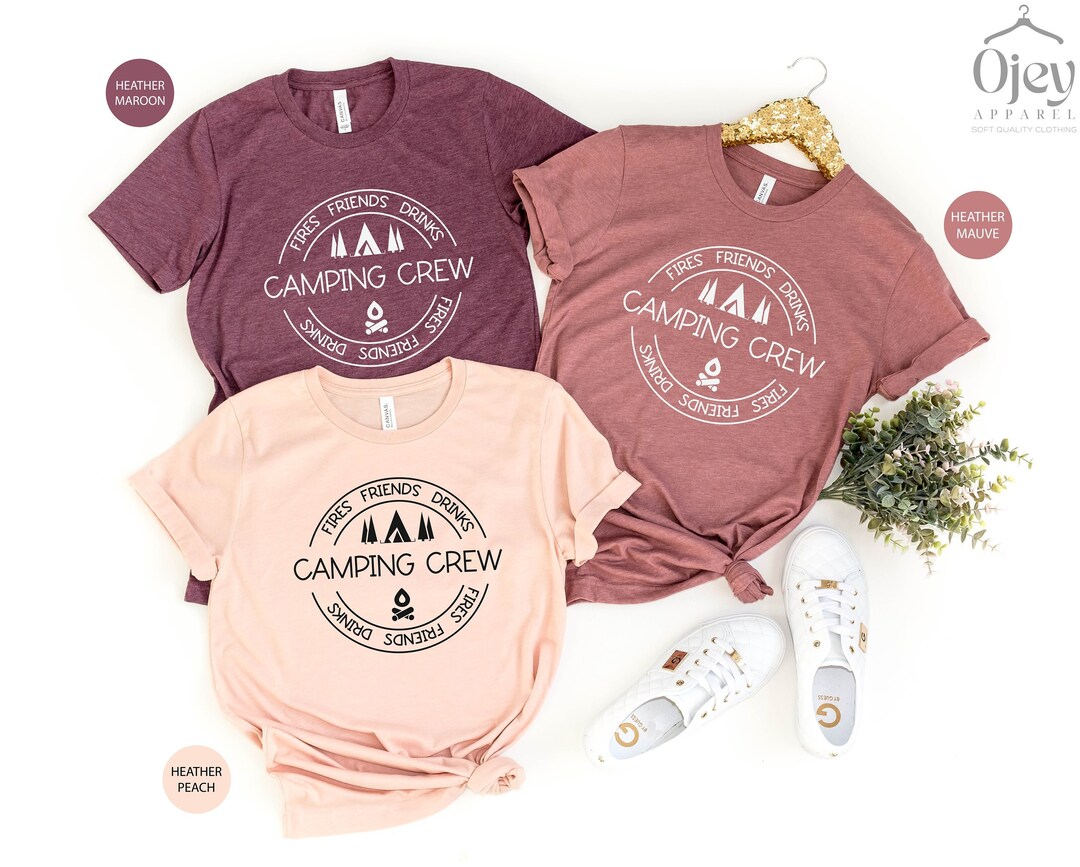 Camping Crew Shirt, Custom Camp Shirts, Camp Squad Shirt, Camping Crew 2023, Camp Shirt Gift