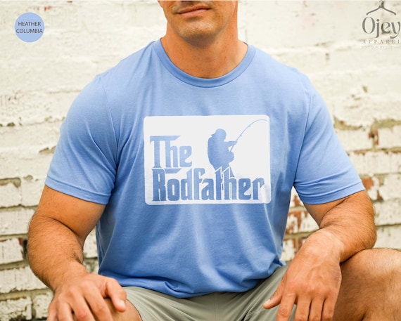 Mens The Rodfather Funny Fishing Fathers Day Gift Dad Grandpa T-Shirt Mens The Rodfather Funny Fishing Fathers Day Gift Dad Grandpa T-Shirt