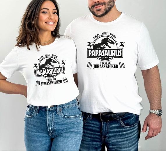 Don't Mess With Daddysaurus Mamasaurus Tshirt Baby Mom Dad Don't Mess With Daddysaurus Mamasaurus Tshirt Baby Mom Dad