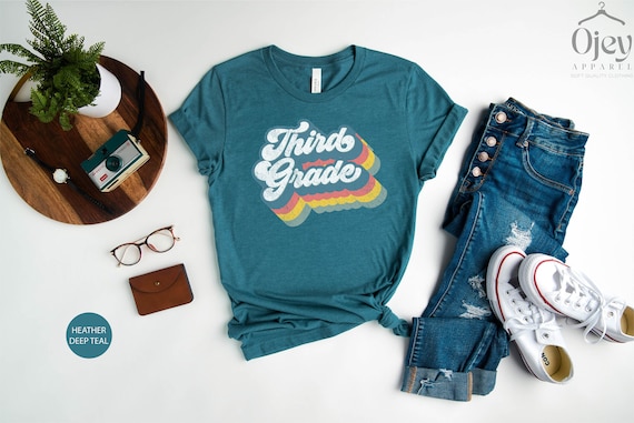Third Grade Teacher Shirt, Retro Third Grade Shirt, Third Grade Shirt Gift, Back To School, Teacher Life Shirt, Teacher Appreciation Shirt