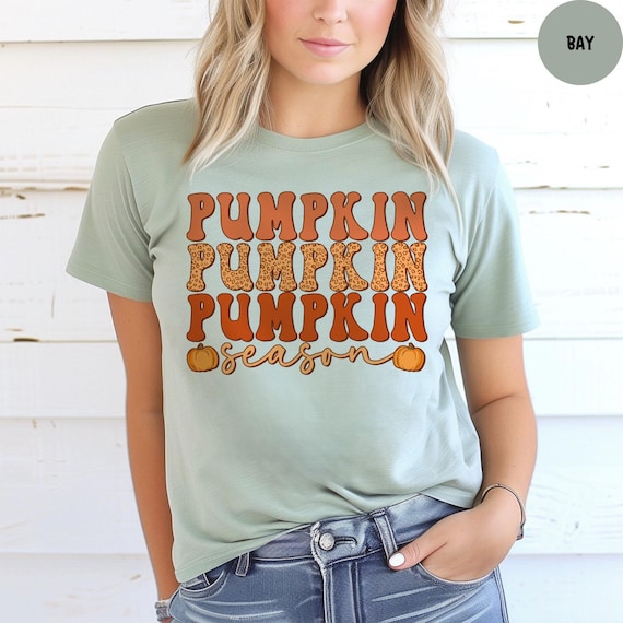 Comfort Colors® Pumpkin Season Shirt, Fall Pumpkin Shirt, Pumpkin Shirt, Fall Vibes Shirt, Women Fall Tees, Fall Season Shirts