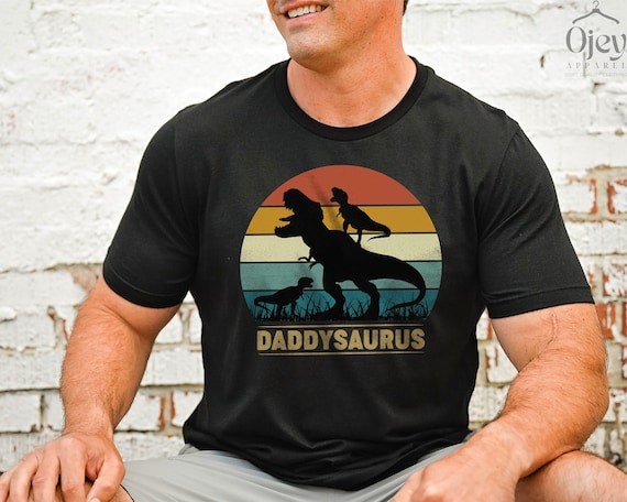 Daddysaurus Vintage Retro Sunset Tshirt Gift For Fathers Day Daddysaurus Vintage Retro Sunset Tshirt Gift For Fathers Day