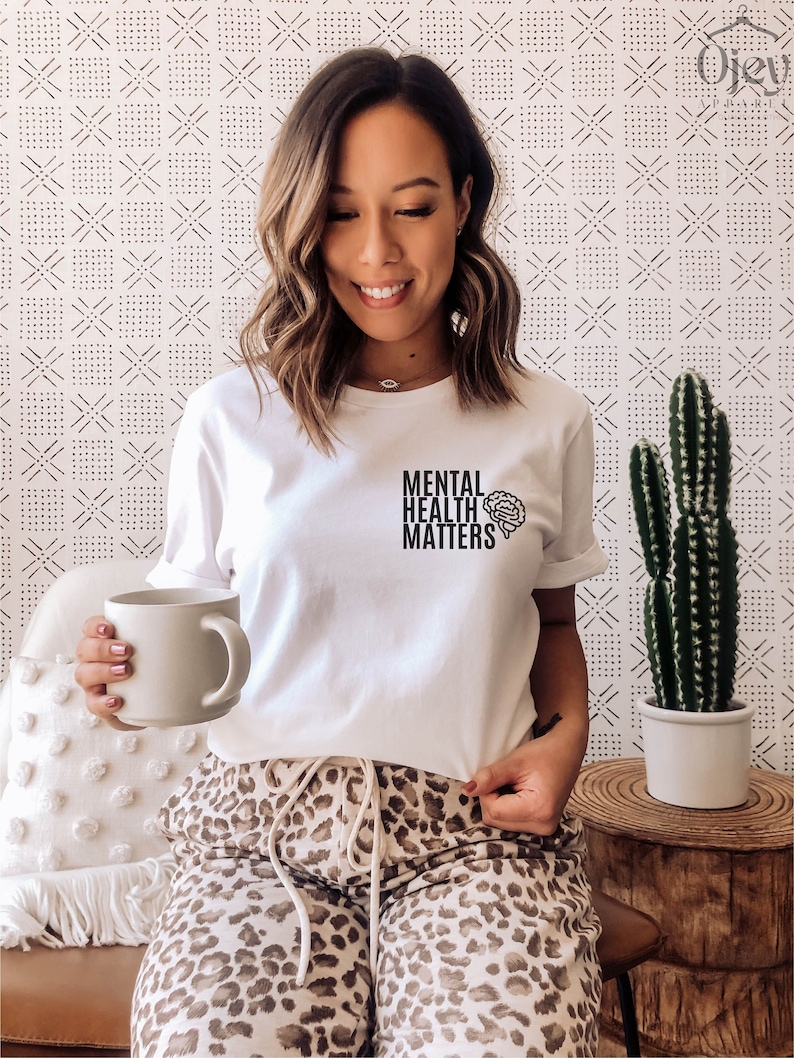 Mental Health Matters Shirt, Anxiety Shirts, Mental Health Awareness Shirt, Mental Health Gift Shirt, Be Kind Shirts, Depression Awareness White