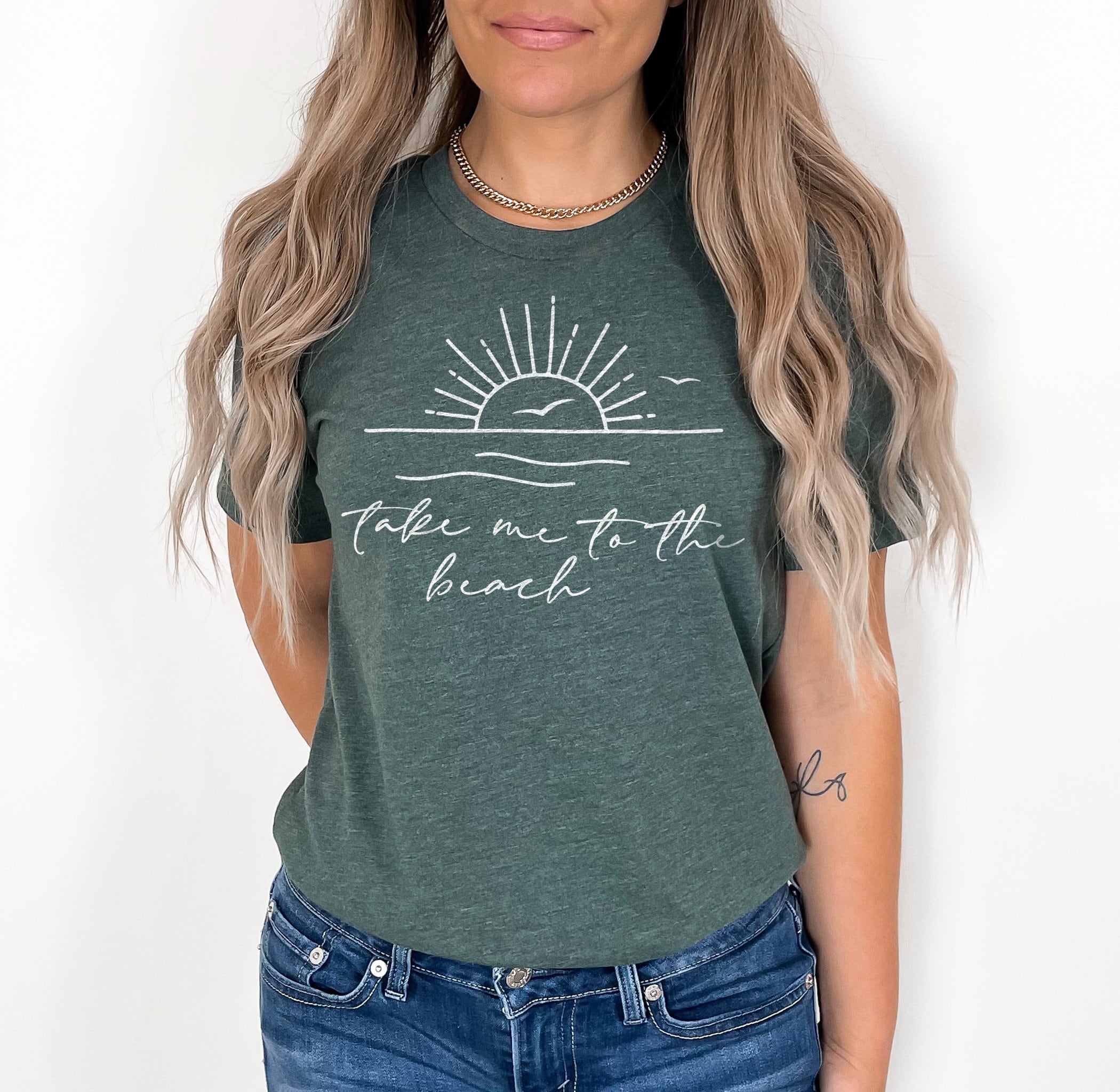 Take Me To The Beach Shirt, Beach Trip Shirts, Family Vacation Tshirts, Summer Vibes Shirt, Beach Party Tshirt, Crewneck, Beach Lover Gift