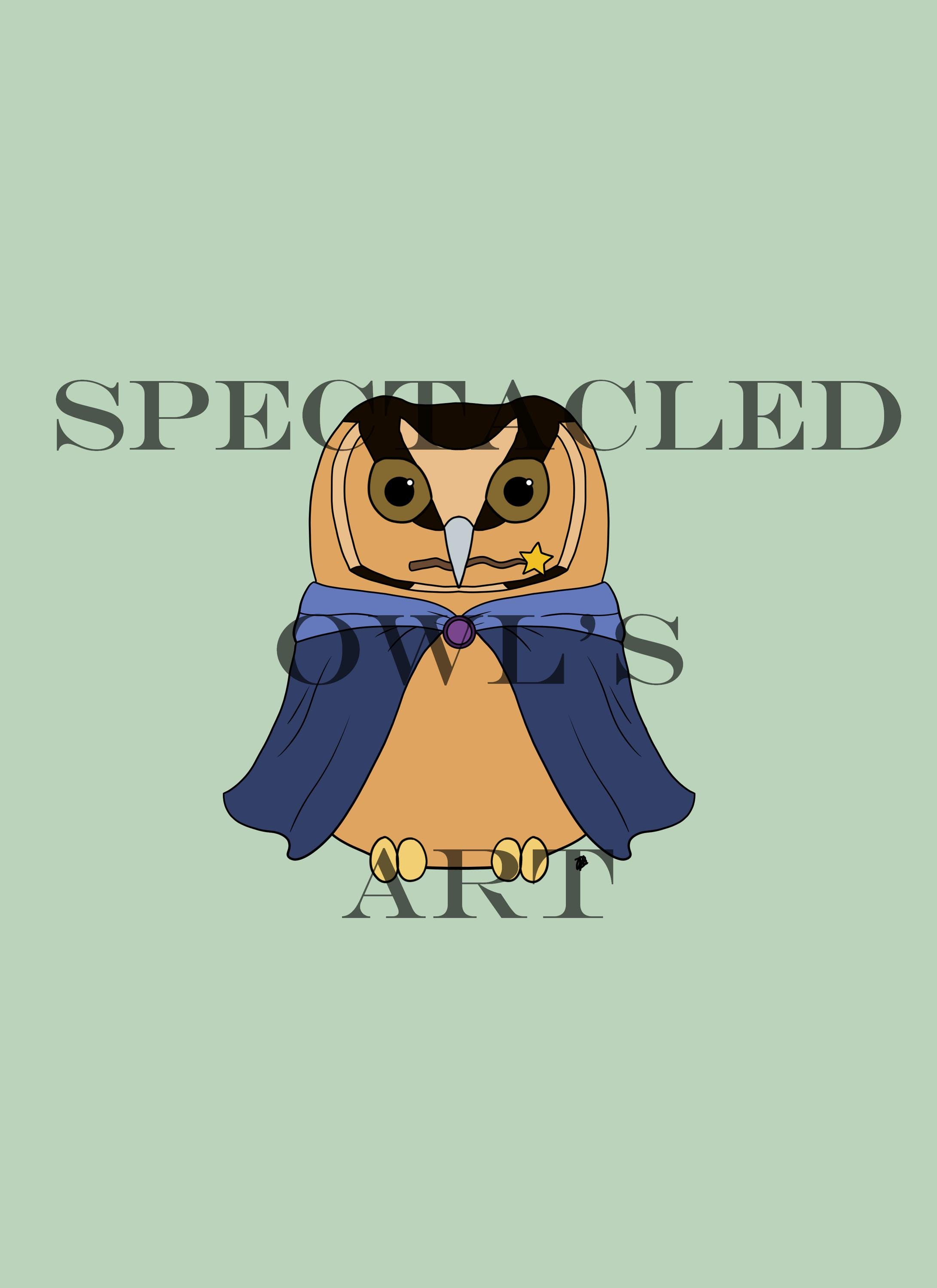Chibi Buff Fronted Owl Adopt | Blue Mage