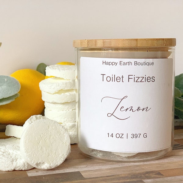 LEMON | LEMONGRASS Toilet Fizzies|Toilet Bombs|Toilet Cleaner|Decor|Eco-Friendly|Sustainable|Zero Waste|Natural Cleaning|Septic Safe