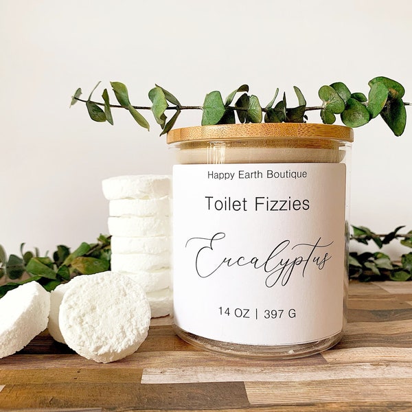 Eucalyptus Toilet Fizzies|Toilet Bombs|Toilet Cleaner|Bathroom Decor|Eco-Friendly|Sustainable|Zero Waste|Natural Cleaning|Septic Safe