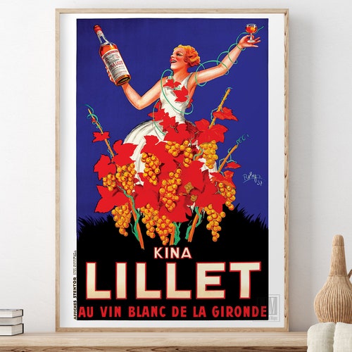 Vintage Advertising Art Set of 4 French Wall Decor Vintage Etsy