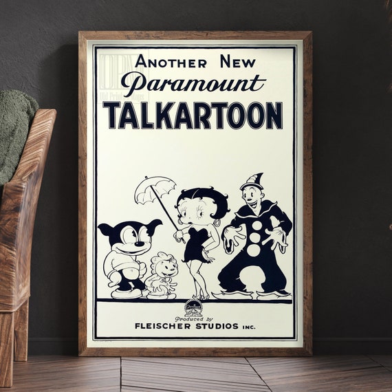 Un Autre Nouveau Talkartoon Paramount Betty Boop De 1932 Etsy Canada