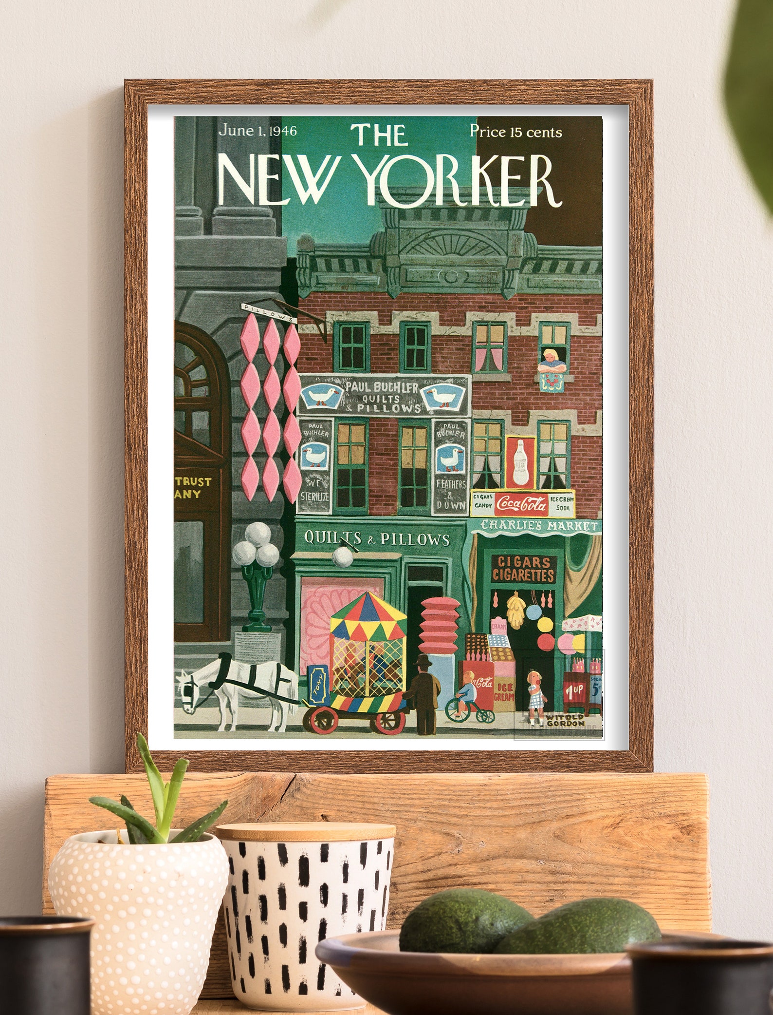 The New Yorker Portada de revista por Witold Gordon / 1 de | Etsy