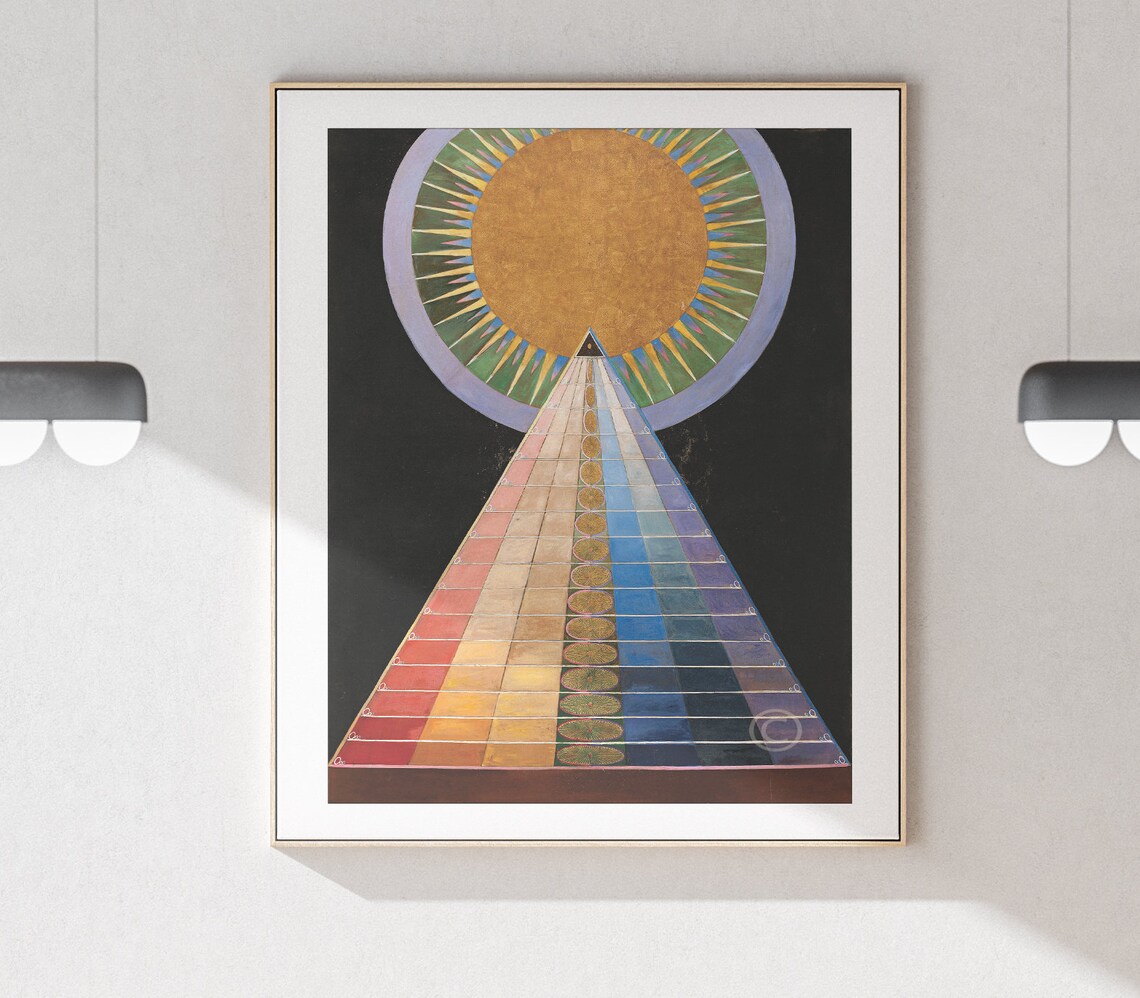 Hilma Klint Kunstdruck Altarbild Nr. 1 Gruppe X Hilma af