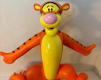 Vintage Disney Tigger Animated Singing Landline House Phone Works 4C Batteries