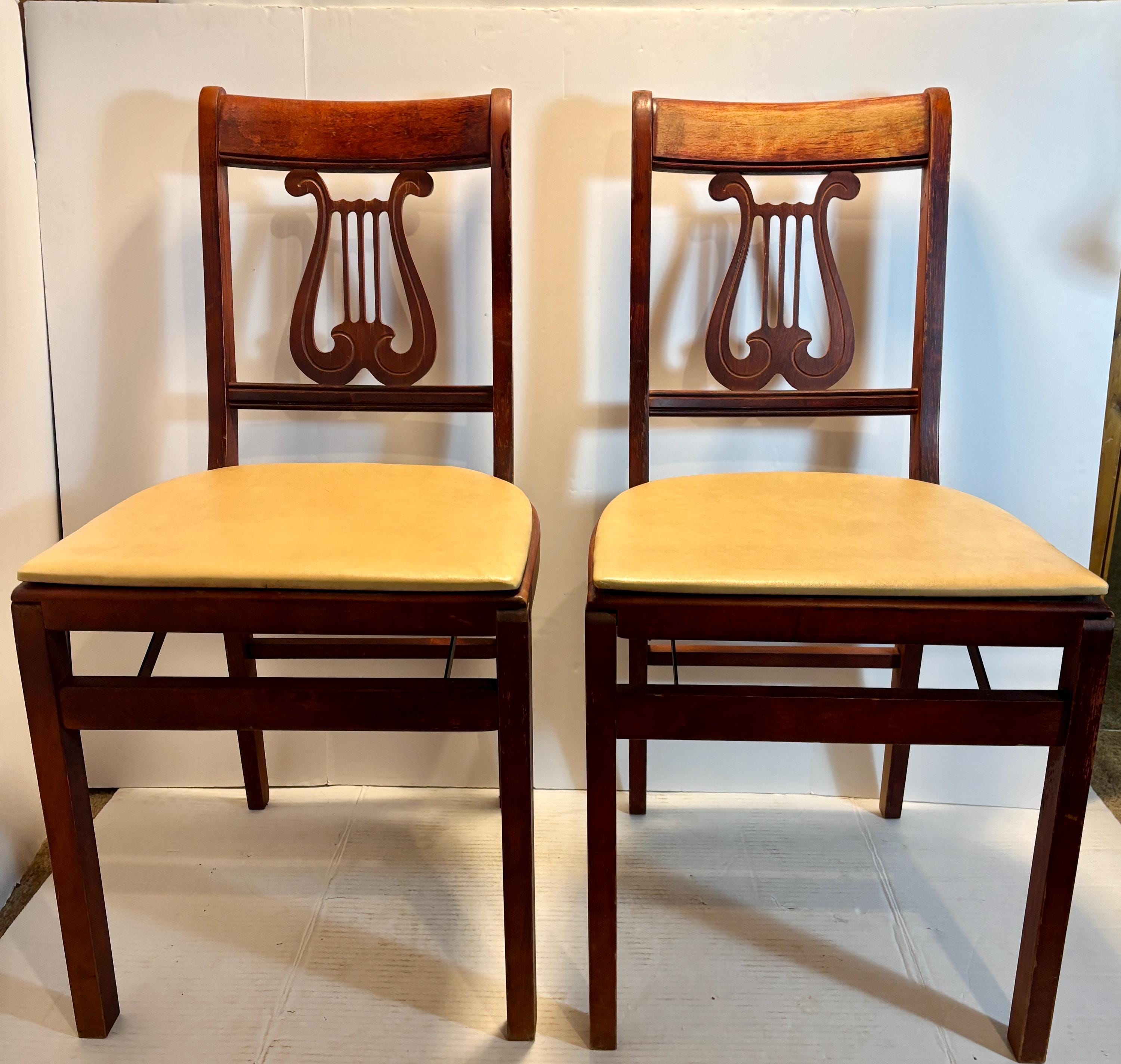 Lyre Back Chair - Etsy