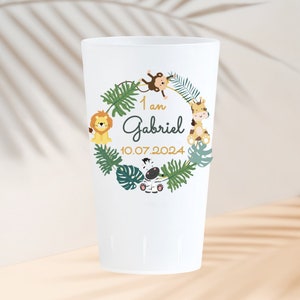 Lotto di bicchieri in plastica personalizzati ECOCUP per eventi: matrimonio battesimo compleanno BIANCHI o TRASPARENTI
