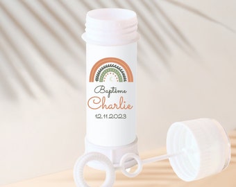 Bubble Tube + Sticker labels for personalized bubble tubes