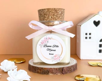 Personalized Grandma Candle – Grandmother's Day Gift – Pregnancy Announcement – Customizable Handmade Scented Candle