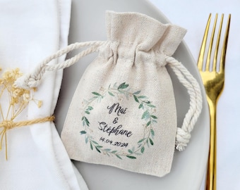 Personalized ballotin bag / For sugared almonds / Guest gifts for weddings, baptisms, communions, bachelorette parties, stag parties, birthdays, baby showers