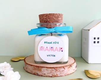 Personalized Mother's Day 2026 candle, personalized gift for mom, handcrafted scented candle, original gift idea for mom, gift for women