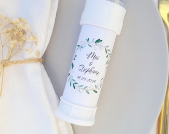 Bubble Tube + Sticker Labels for Personalized Bubble Tubes