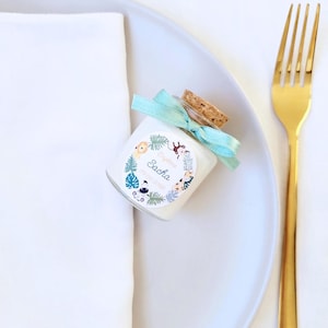 Personalizowane świeczki SAVANE do chrztu urodziny komunia baby shower/prezenty dla gości