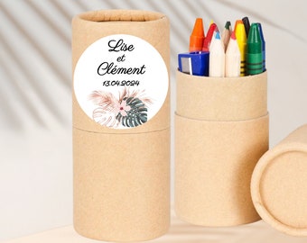 CHILDREN'S guest gift for wedding, baptism, birthday, communion / Coloring kit